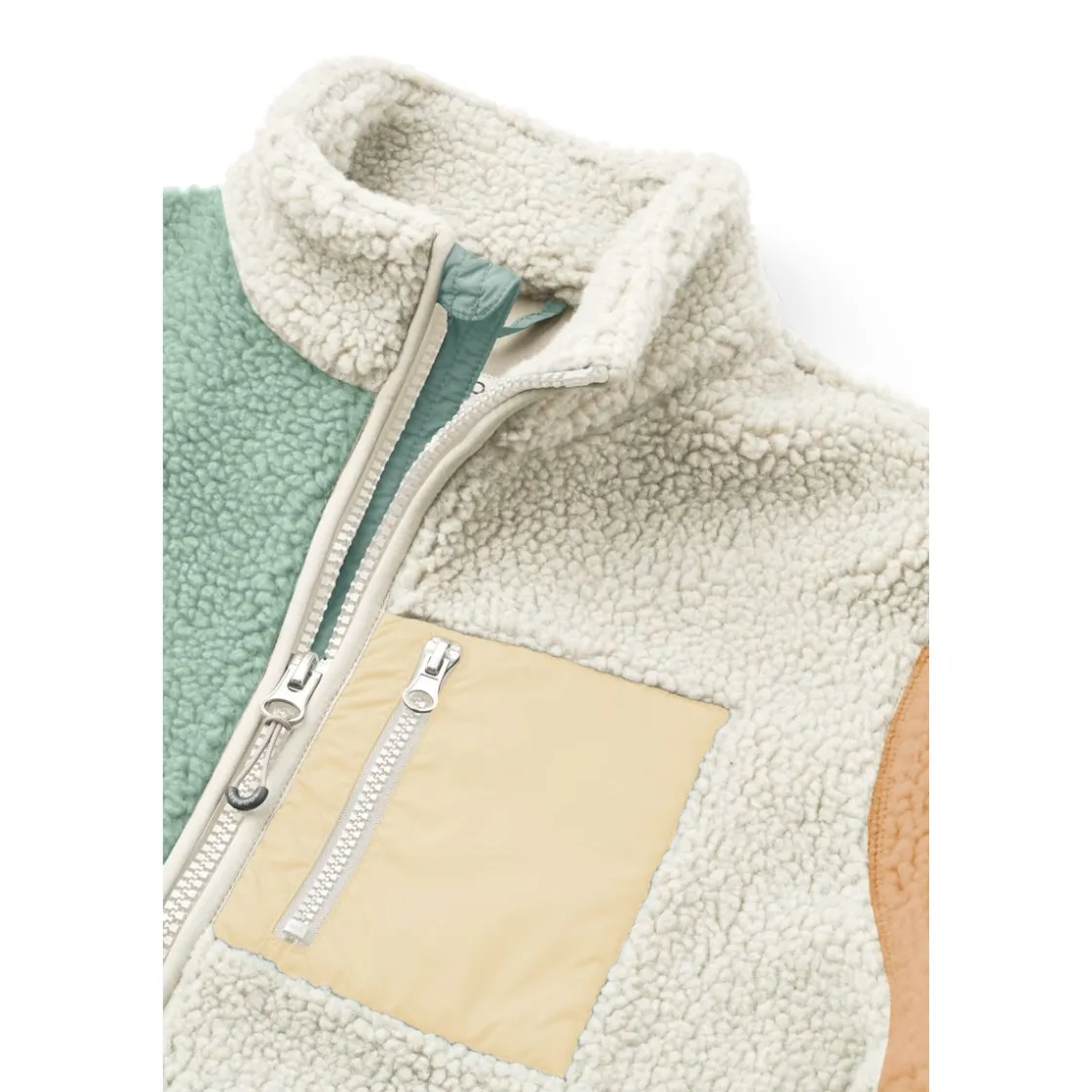 Liewood Nelson Fleecejacke Für Erwachsene Peppermint multi mix Outlet