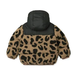 Liewood Niko Fleece-Pufferjacke Mega leo / Oat mix Online
