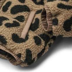 Liewood Niko Fleece-Pufferjacke Mega leo / Oat mix Online
