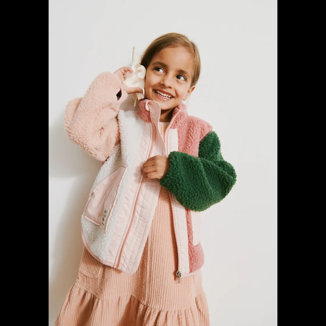 Liewood NOAM Fleecejacke Dusty rose multi mix