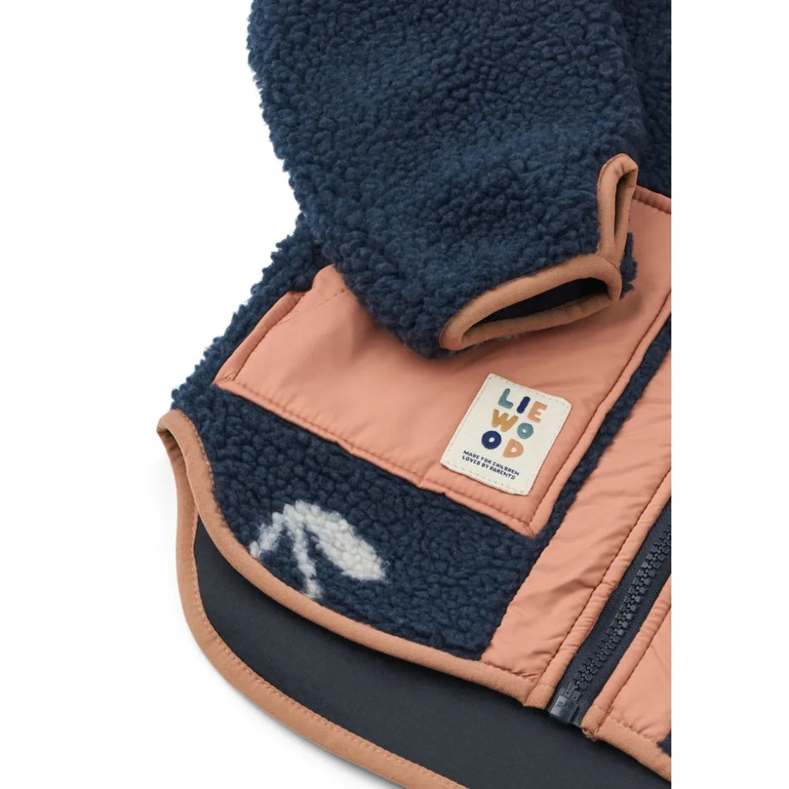 Liewood NOAM Fleecejacke Cherry blossom / Classic navy