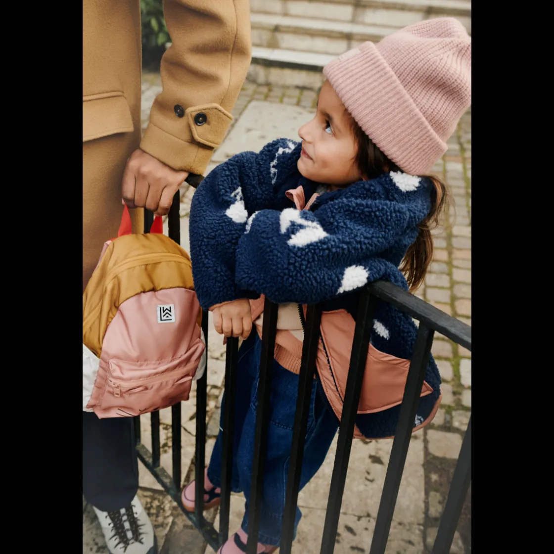 Liewood NOAM Fleecejacke Cherry blossom / Classic navy