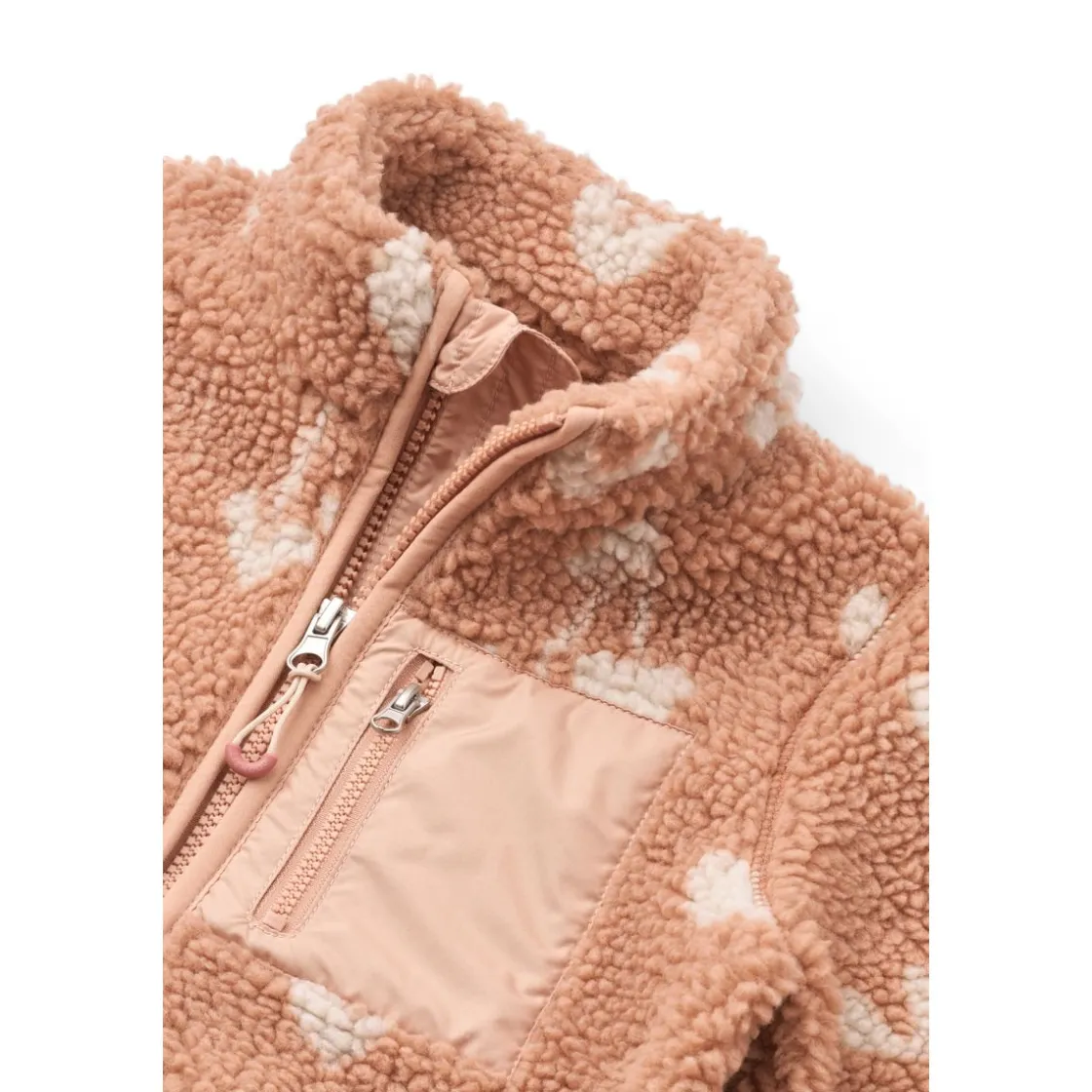 Liewood Nolan Fleecejacke Sweethearts / Pale tuscany Hot