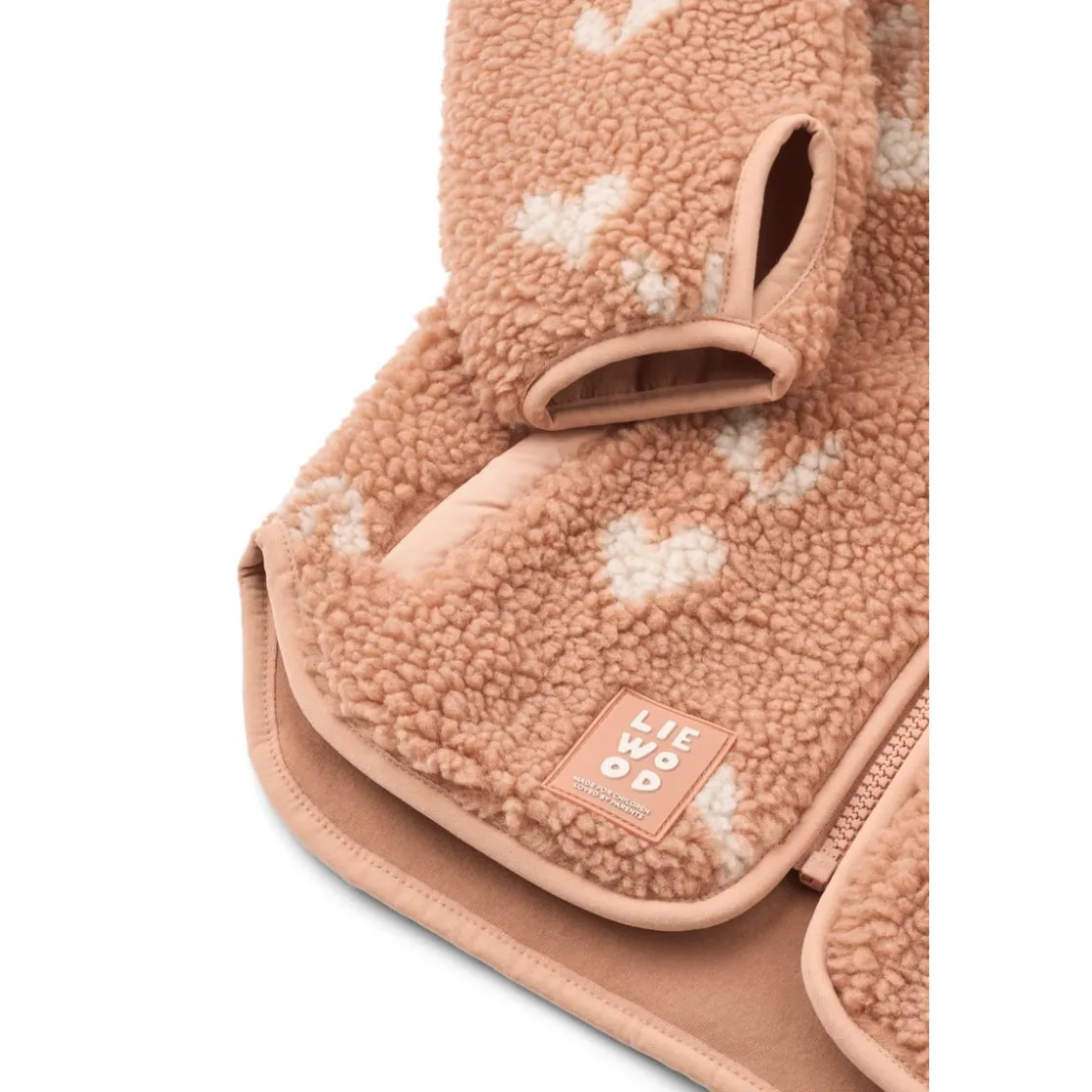 Liewood Nolan Fleecejacke Sweethearts / Pale tuscany Hot