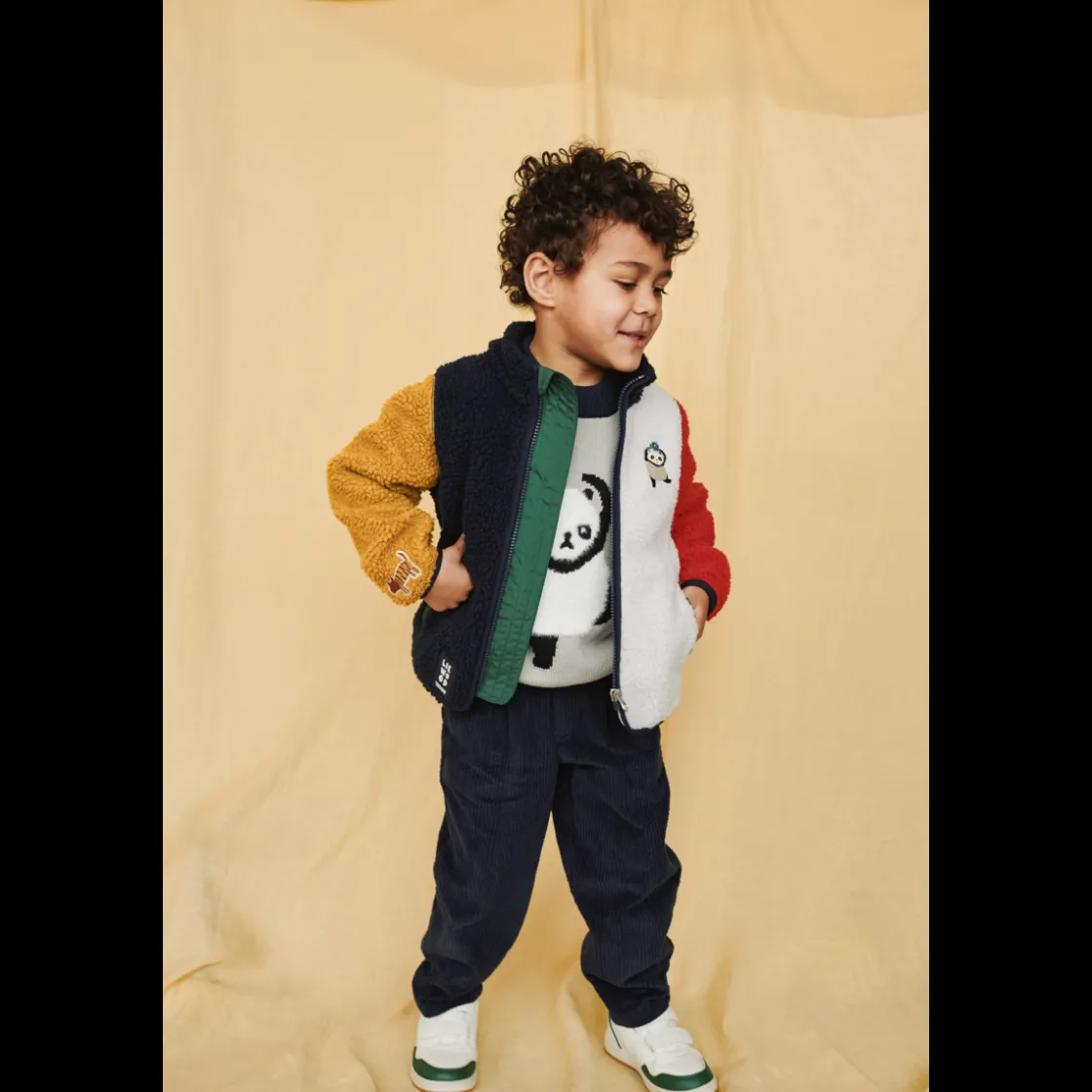 Liewood Nolan Fleecejacke Around the world multi mix Hot