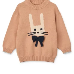 Liewood ORLANE Strickpullover mit Stickerei Rabbit / Pale tuscany Best