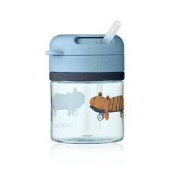 Liewood PAVIA Tritan-Becher mit Strohhalm Fun / Beach blue New