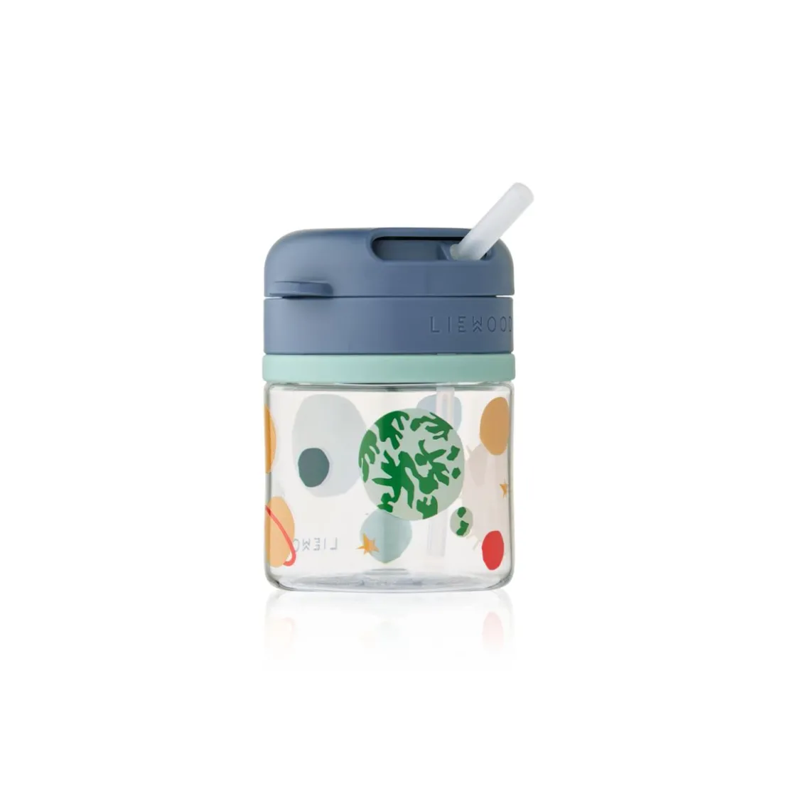 Liewood PAVIA Tritan-Becher mit Strohhalm Universe / Classic navy Best