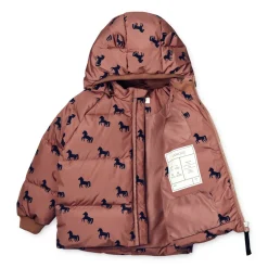 Liewood Polle Daunenjacke Horses / Dark rosetta