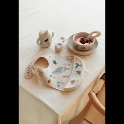 Liewood Ryle Babygeschirrset mit Print Sea creature / Sandy