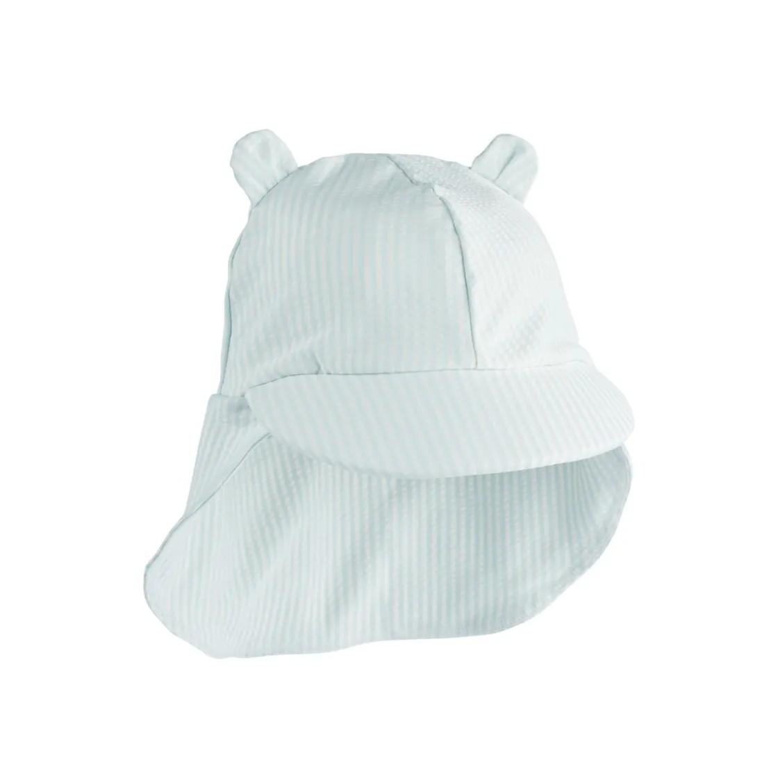 Liewood Senia Sonnenhut Seersucker Y/D stripe Pure sky / Creme de la creme Clearance
