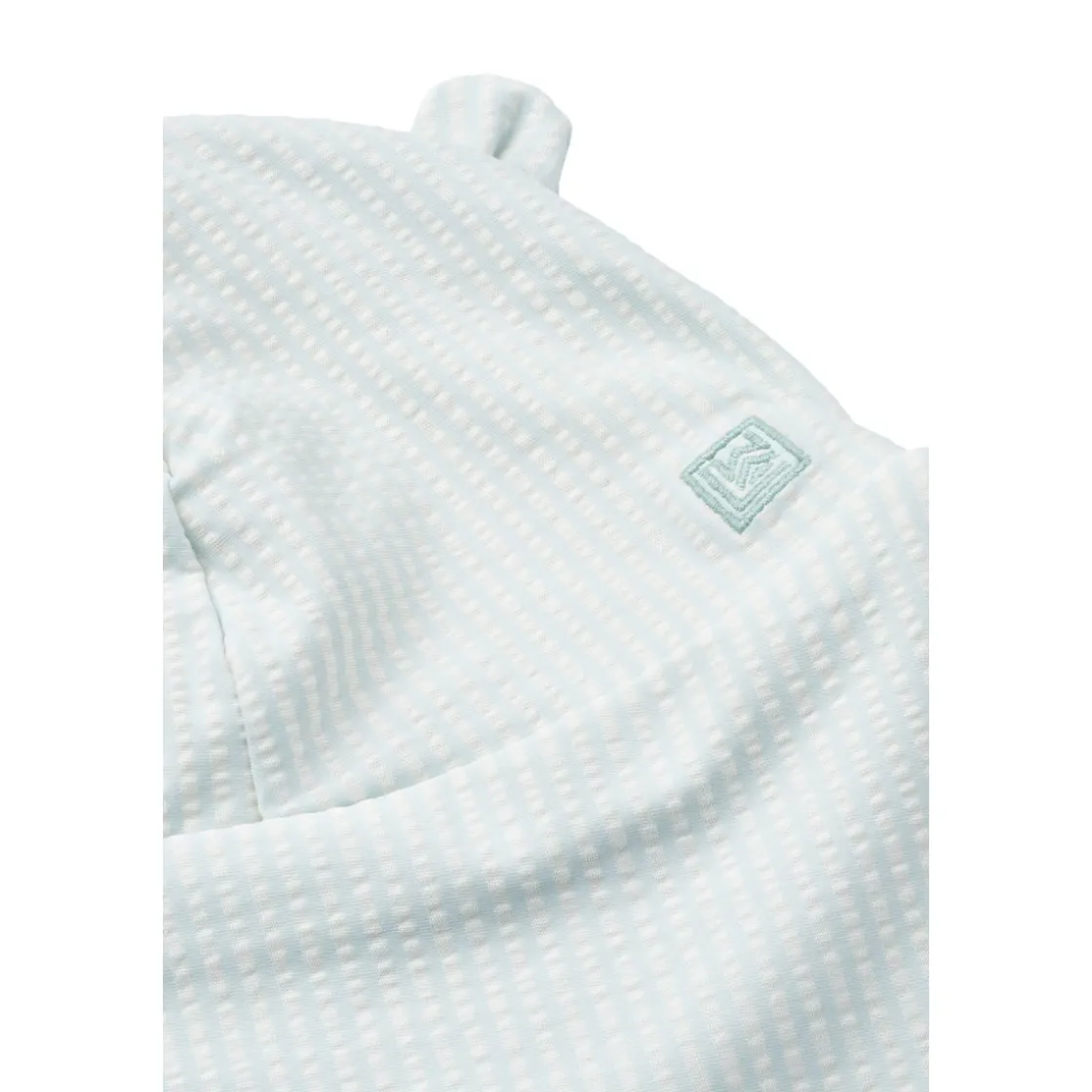 Liewood Senia Sonnenhut Seersucker Y/D stripe Pure sky / Creme de la creme Clearance