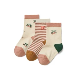 Liewood SILAS Socken 3er-Pack Peach sea shell mix New
