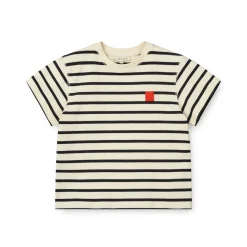 Liewood Sixten Gestreiftes T-Shirt aus Baumwolle Y/D stipes Classic navy / Creme de la creme Discount
