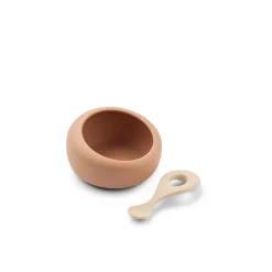 Liewood Sparia Schale mit Löffel Tuscany rose / Apple blossom Hot