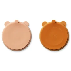 Liewood Stacy Menüteller mit Saugnapf 2er-Pack Mustard / tuscany rose mix Online