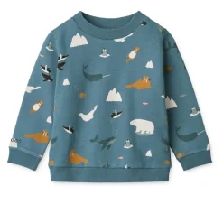 Liewood THORA Bedrucktes Sweatshirt Arctic Sea /Ocean view Outlet