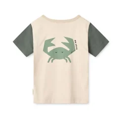 Liewood T-Shirt mit Aufdruck Oh crab / Sandy Online
