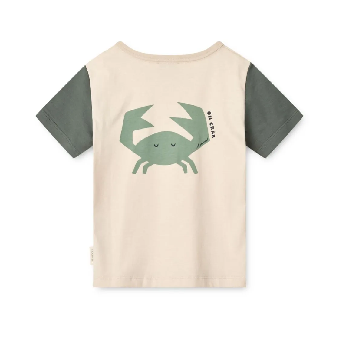 Liewood T-Shirt mit Aufdruck Oh crab / Sandy Online