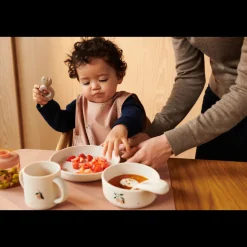 Liewood VIVI Silikon Geschirrset Peach / Sea shell mix Clearance