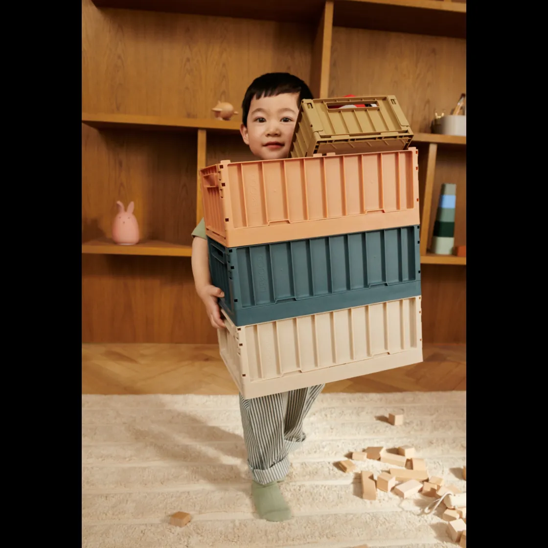 Liewood Weston Aufbewahrungsbox Groß Whale blue Hot