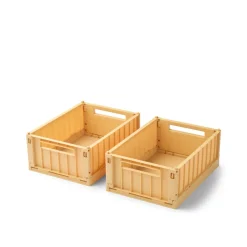 Liewood WESTON Aufbewahrungsbox Klein, 2er-Pack Lemon yellow New