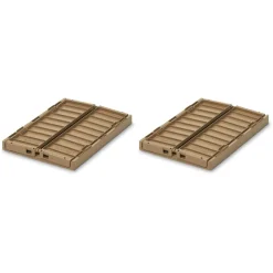 Liewood WESTON Aufbewahrungsbox Klein, 2er-Pack Oat Best