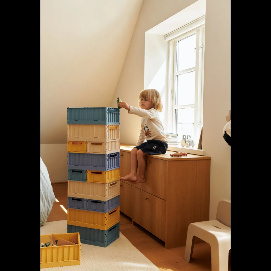 Liewood WESTON Aufbewahrungsbox Klein, 2er-Pack Dusty lavender Hot