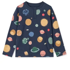 Liewood WILHELM Bedrucktes Pyjama-Set Universe / Classic navy Clearance