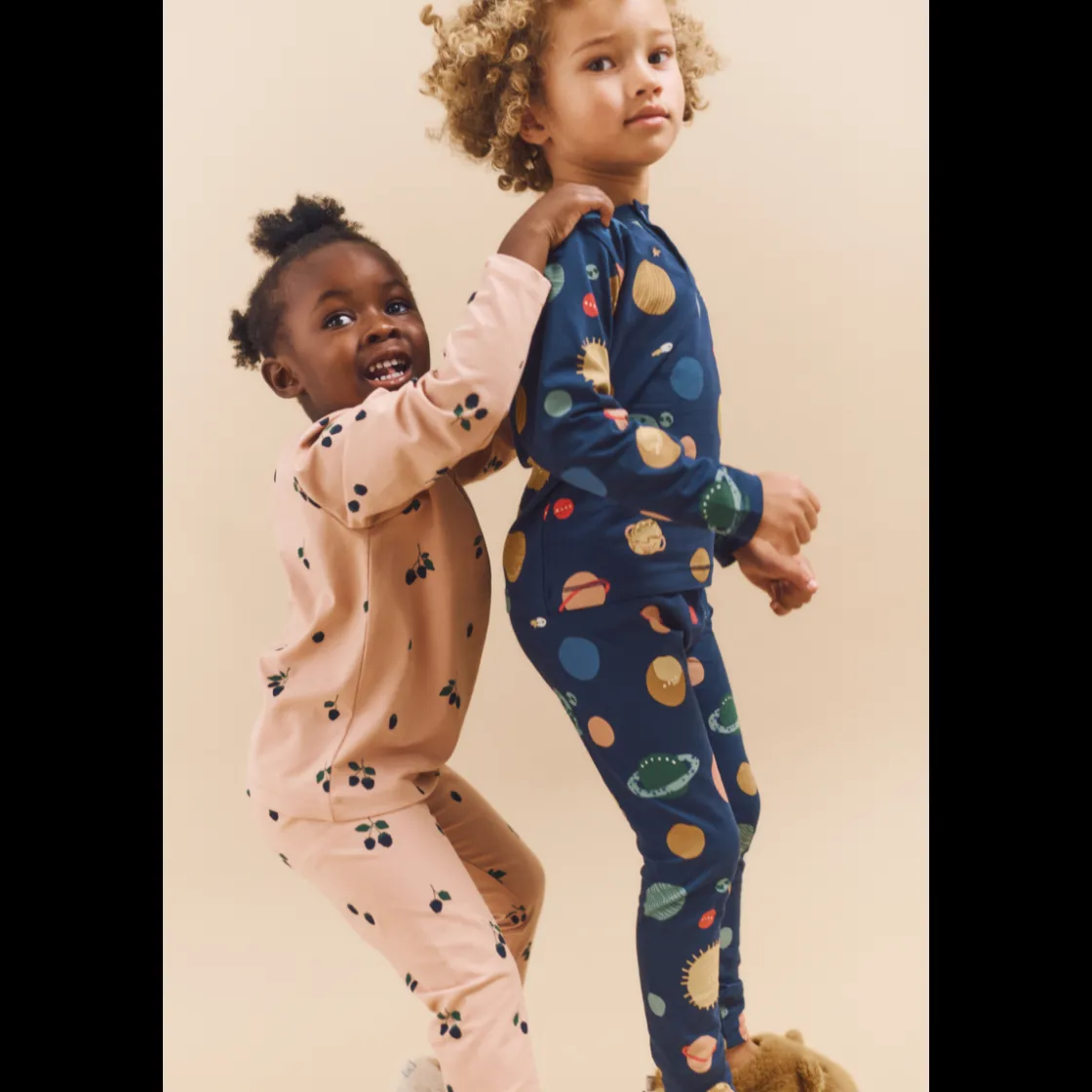 Liewood WILHELM Bedrucktes Pyjama-Set Mini Berry / Pale tuscany Outlet