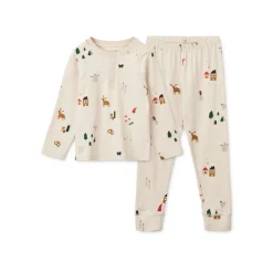 Liewood WILHELM Bedrucktes Pyjama-Set Holiday / Sandy