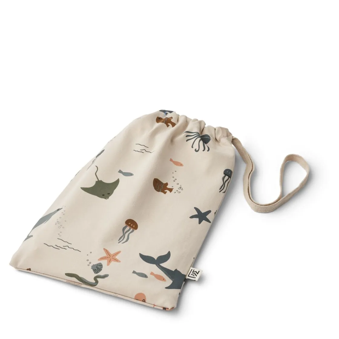 Liewood WILHELM Bedrucktes Pyjama-Set Sea creature / Sandy Hot