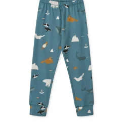 Liewood WILHELM Bedrucktes Pyjama-Set Arctic Sea /Ocean view Outlet