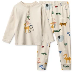 Liewood WILHELM bedrucktes Pyjama-Set Around the world / Sandy Online