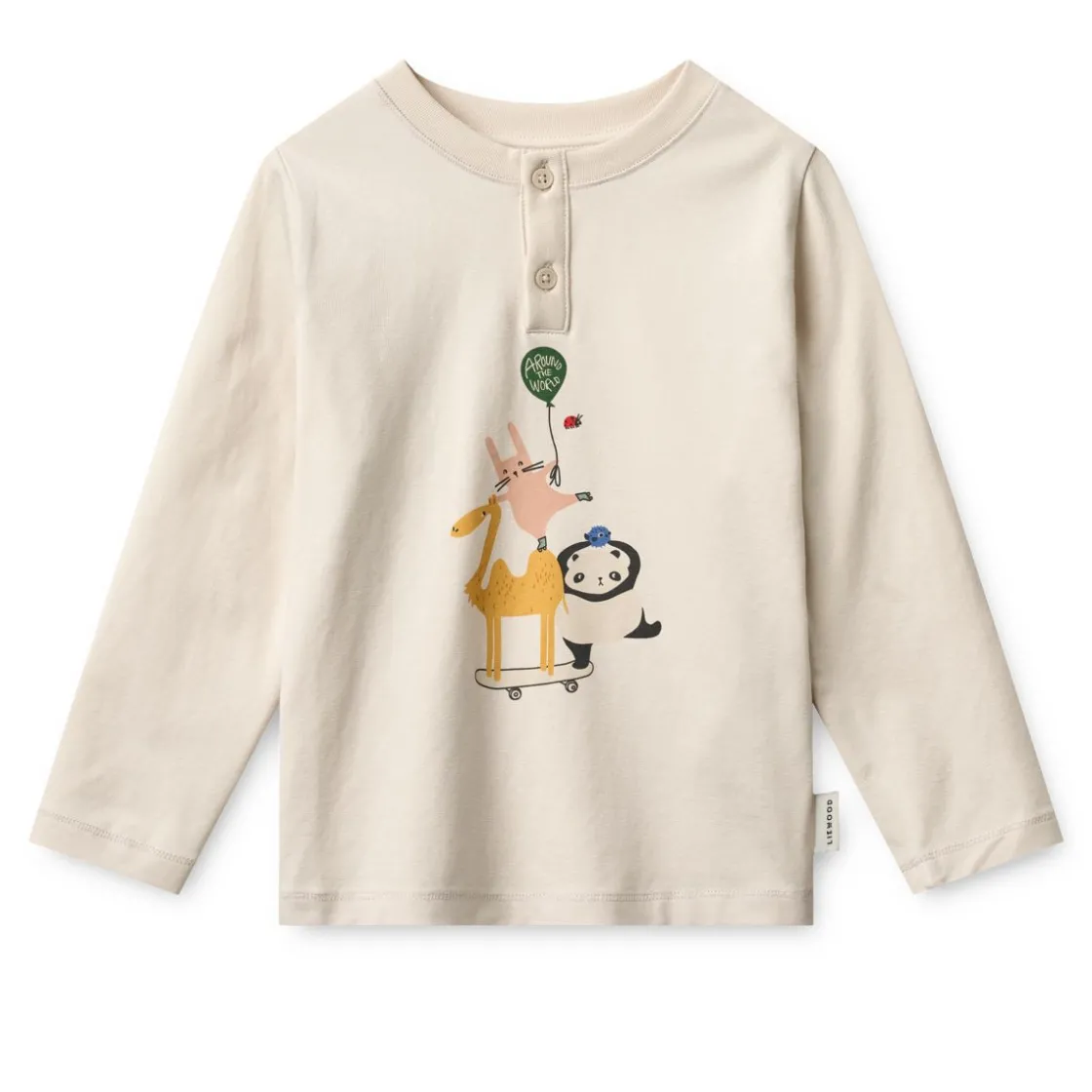 Liewood WILHELM bedrucktes Pyjama-Set Around the world / Sandy Online