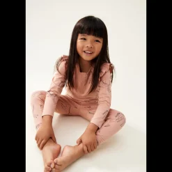 Liewood Wilhelm Bedrucktes Rüschen-Pyjama-Set Unicorn / Pale tuscany Best